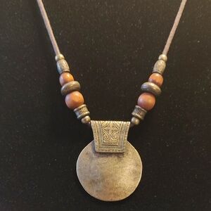 Brass Pendant Necklace